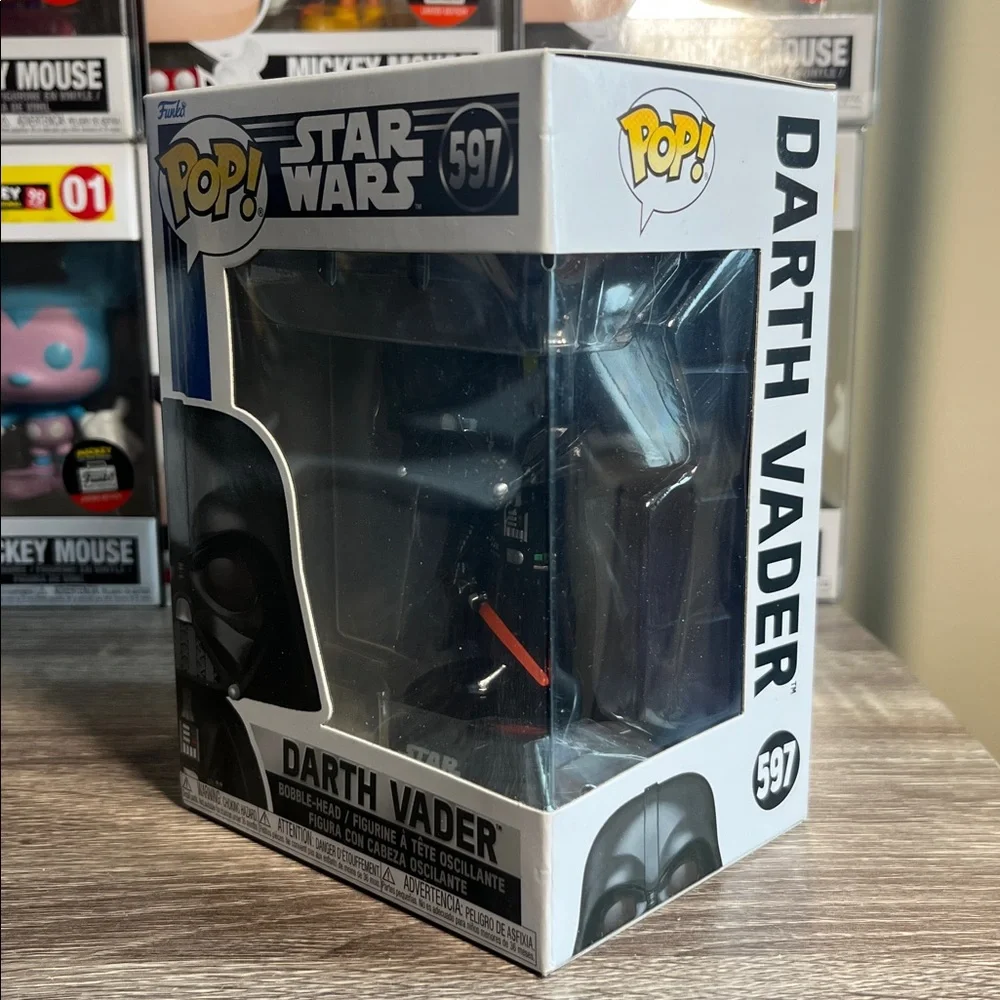 Funko Pop Star Wars Darth Vader Black and Red Figure - Picture 3 of 4